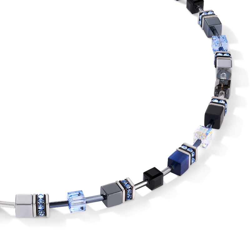 Collana GeoCUBE® medium blu