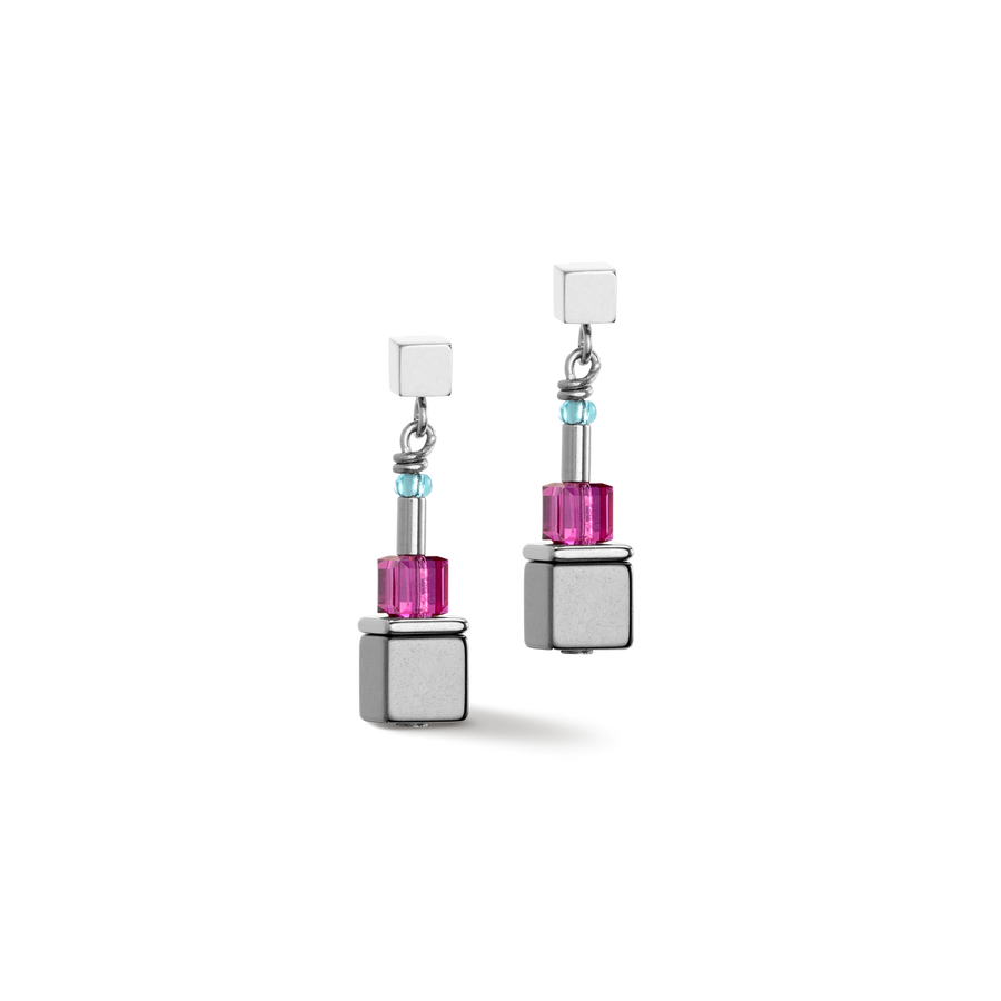 Orecchini Cube Story Colour Couple ematite rainbow
