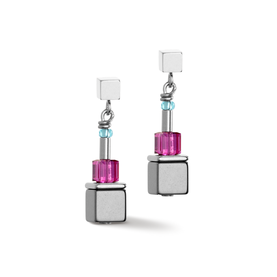 Orecchini Cube Story Colour Couple ematite rainbow