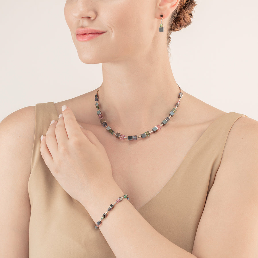 Braccialetto Cube Story Colour Couple ematite vintage