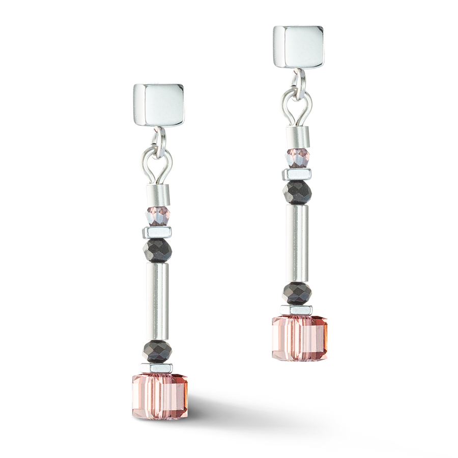 Orecchini Cube Story Minimalistic Sparkling Multicolour Art Nouveau
