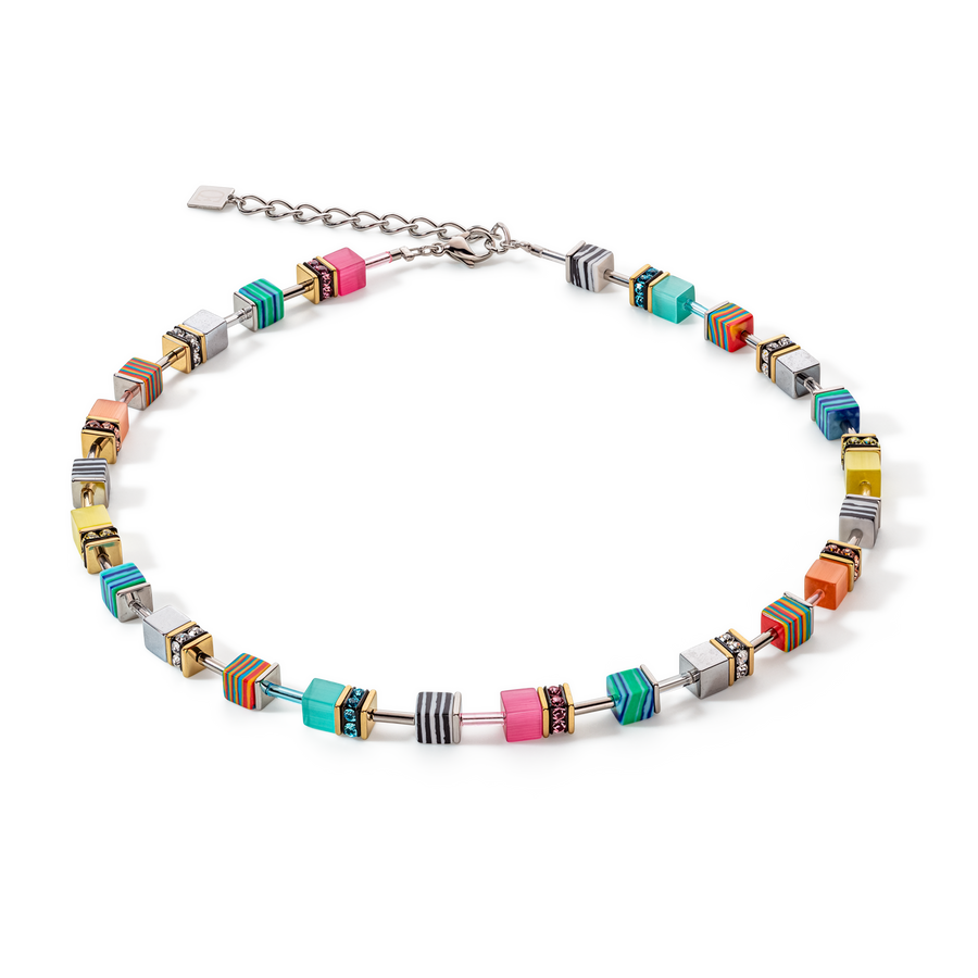 Collana GeoCUBE® Candy multicolour spring