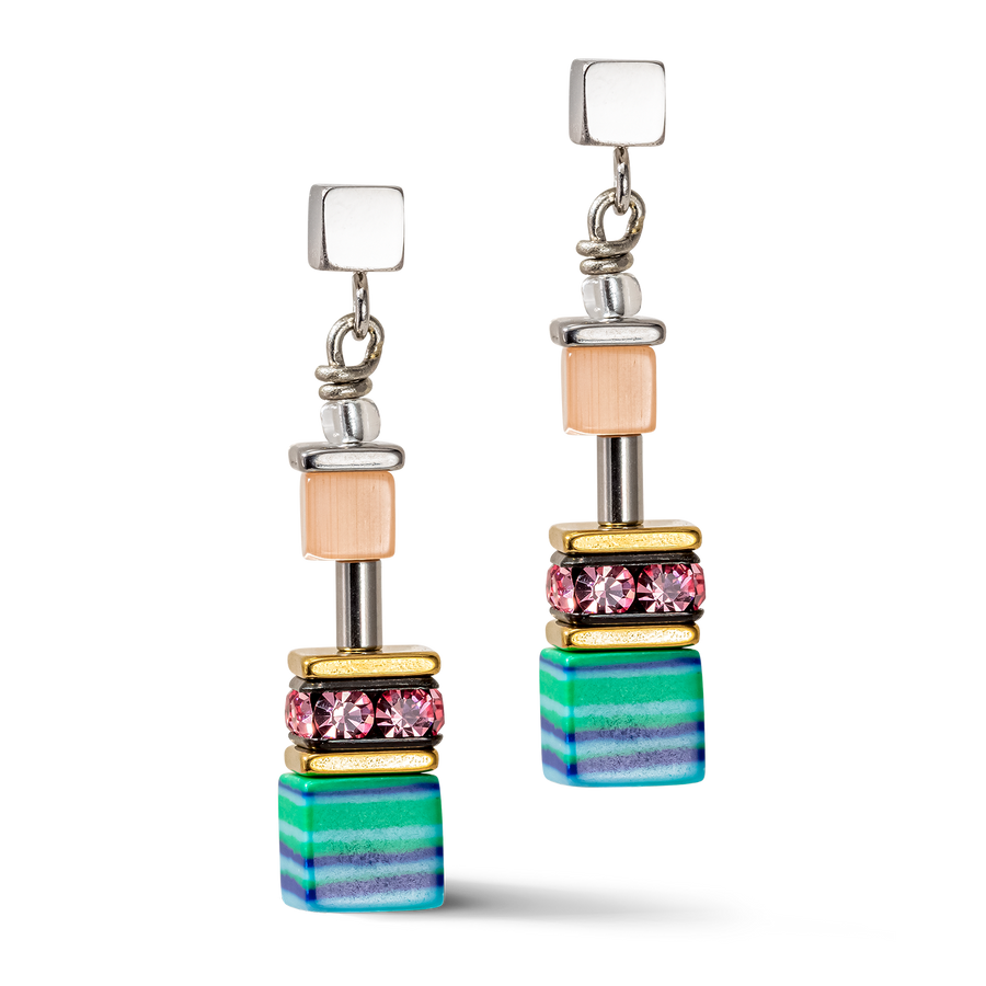 Orecchini GeoCUBE® Candy multicolour spring