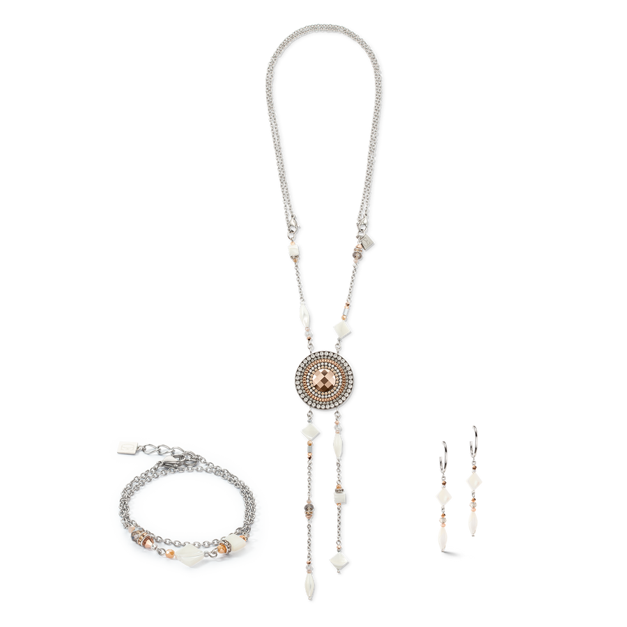 Bracciale con amuleto boho colore naturale