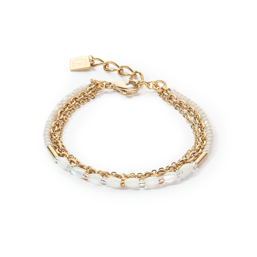 Bracciale Brillant Square Layer oro
