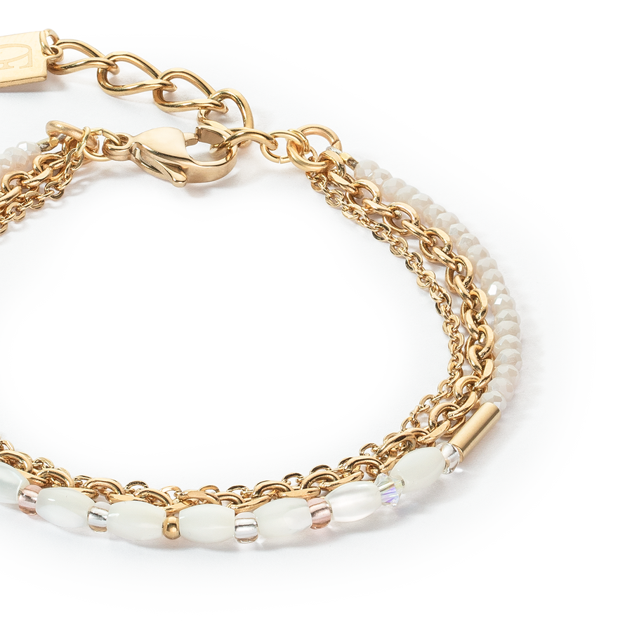 Bracciale Brillant Square Layer oro