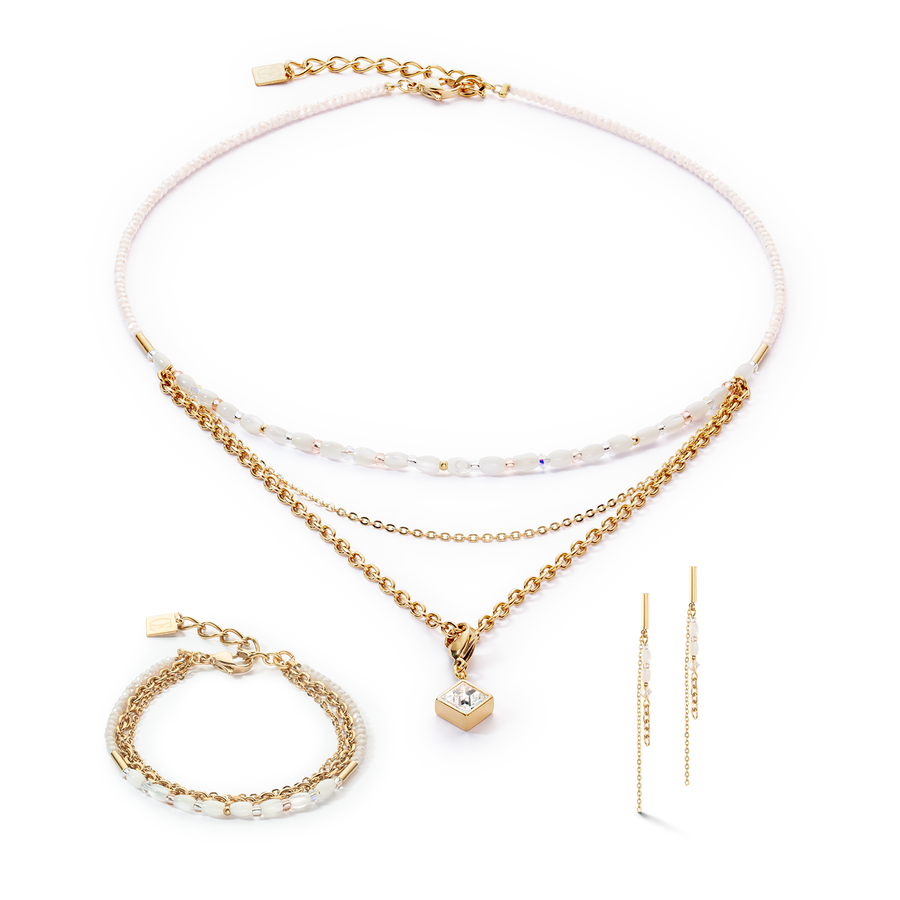 Bracciale Brillant Square Layer oro