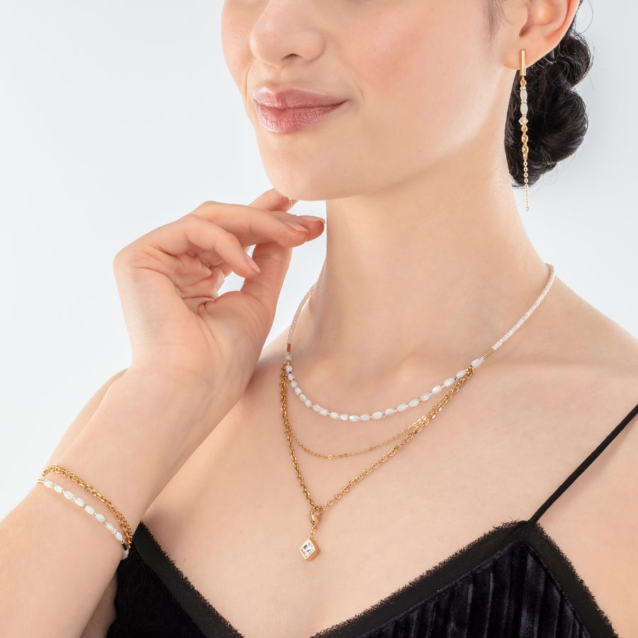 Bracciale Brillant Square Layer oro
