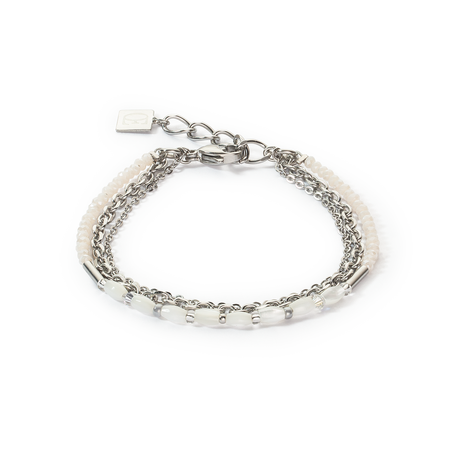 Bracciale Brillant Square Layer argento