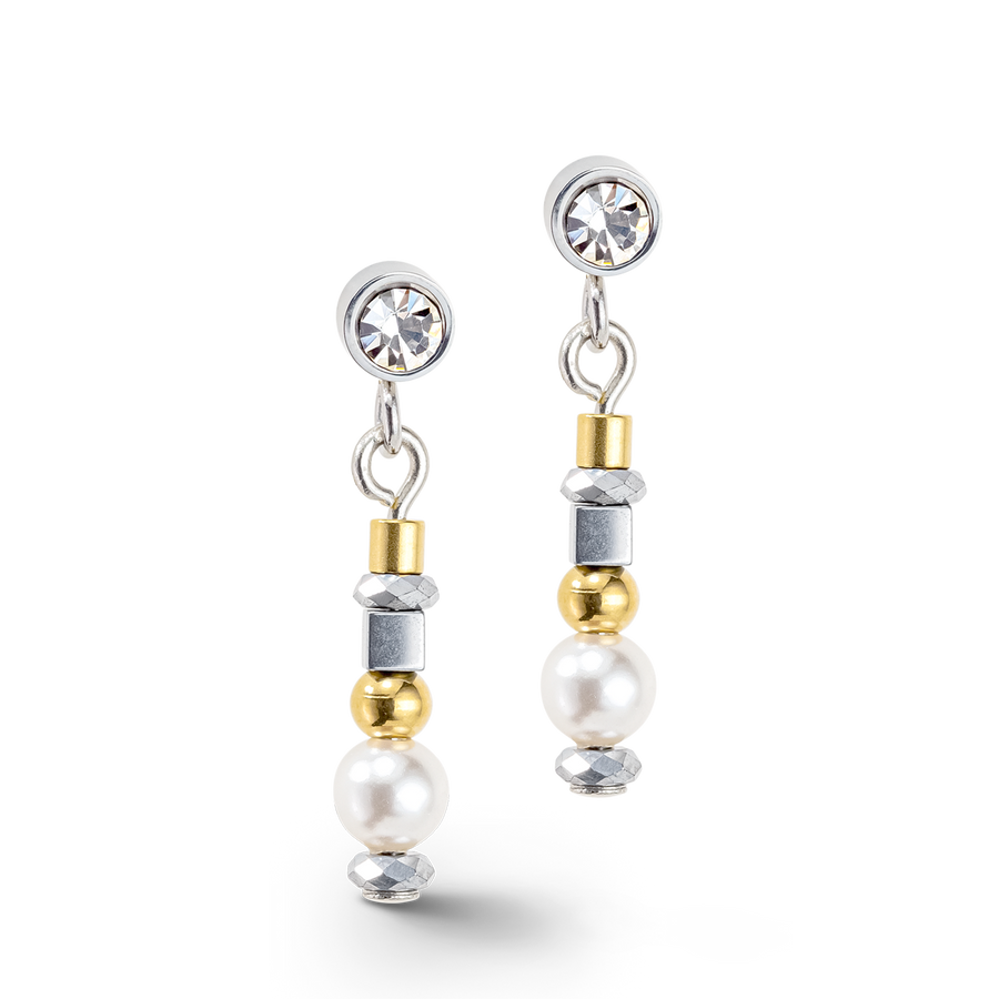 Orecchini Sparkling Dot oro argento