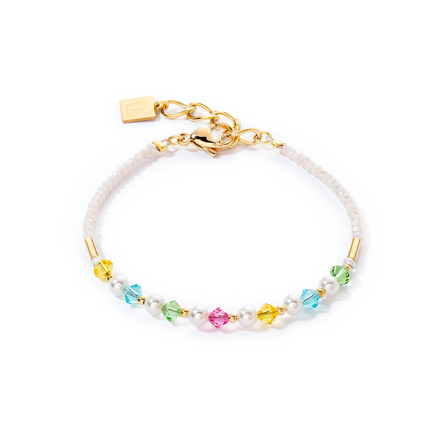 Bracciale Princess Pearls oro multicolor