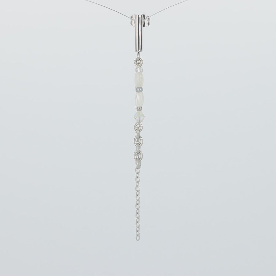 Orecchini Brillant Square Layer argento