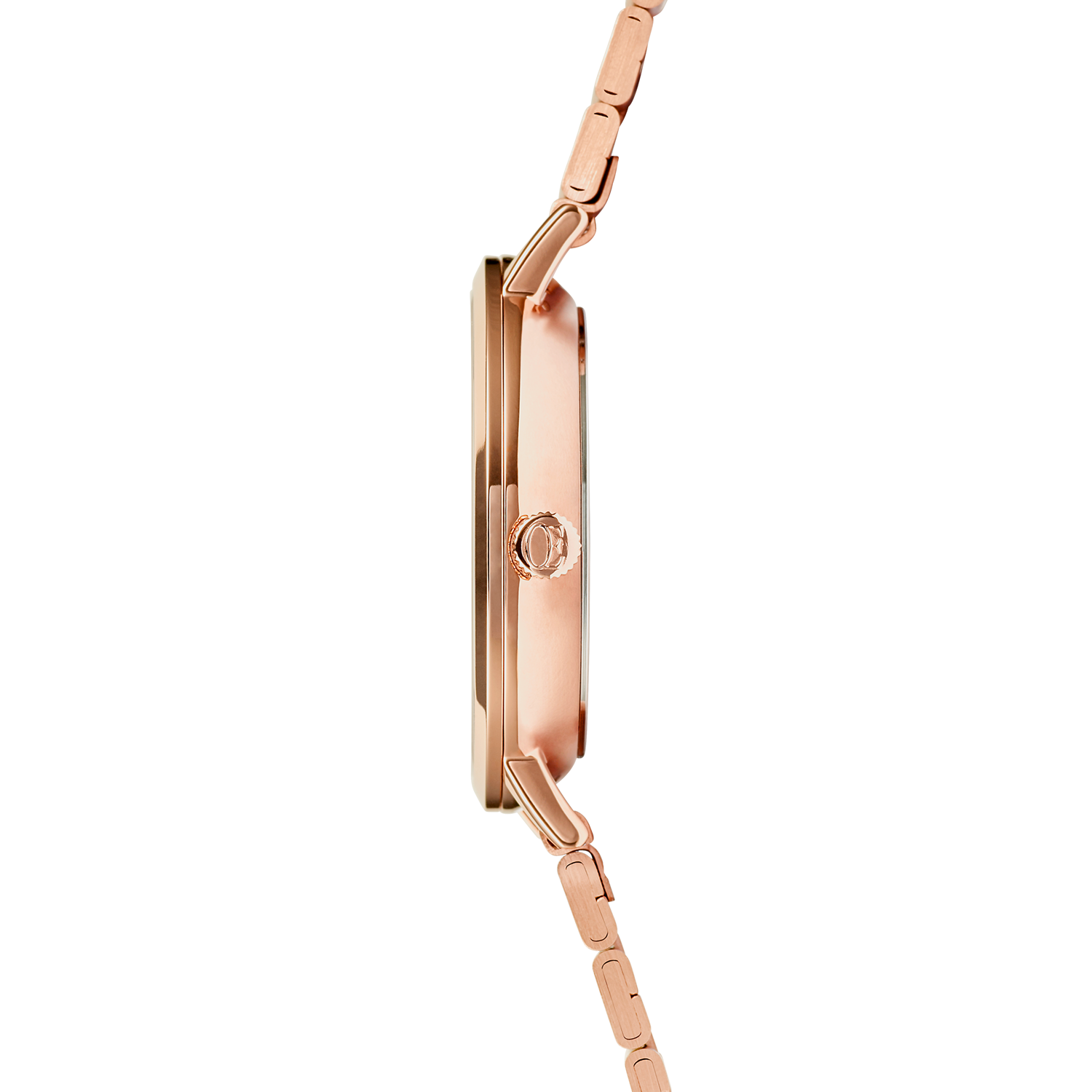 Orologio Rotondo Oro Rosa Opaco Monochrome Acciaio Inox Oro Rosa