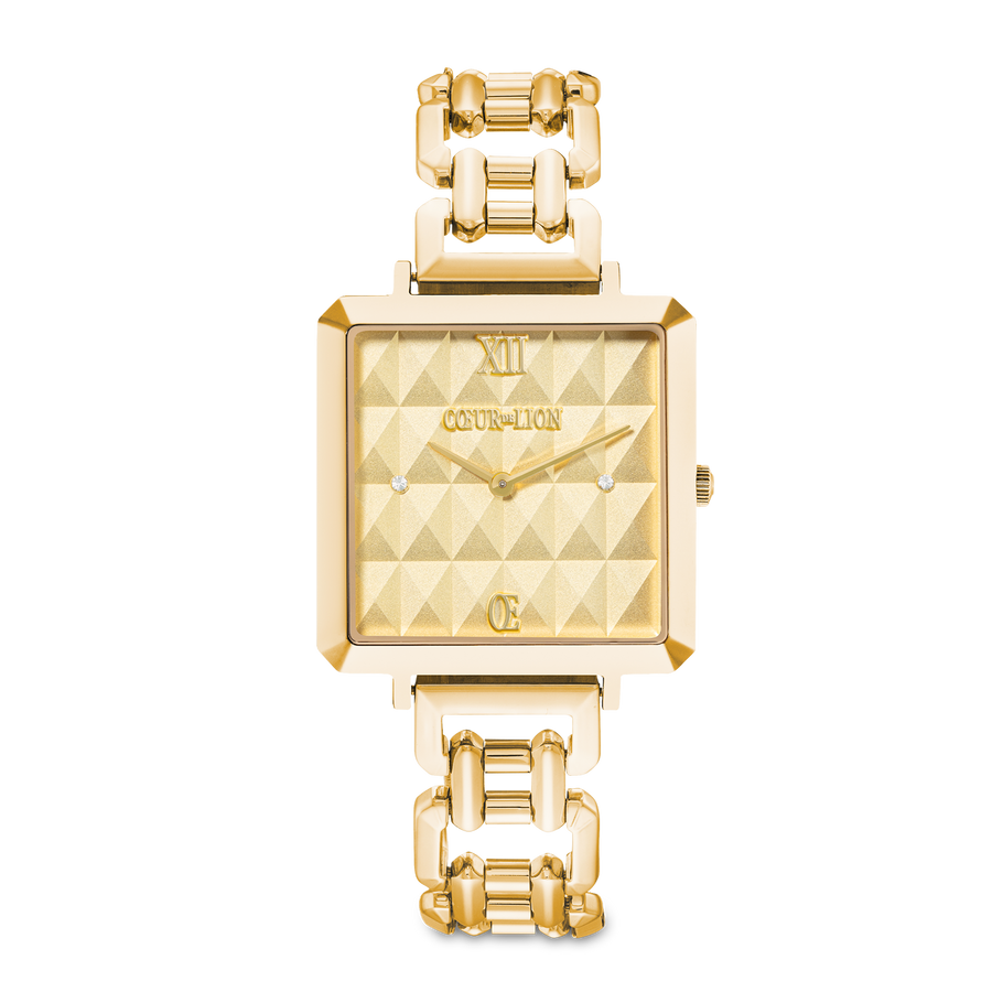 Orologio Iconic Cube Spikes Statement Oro