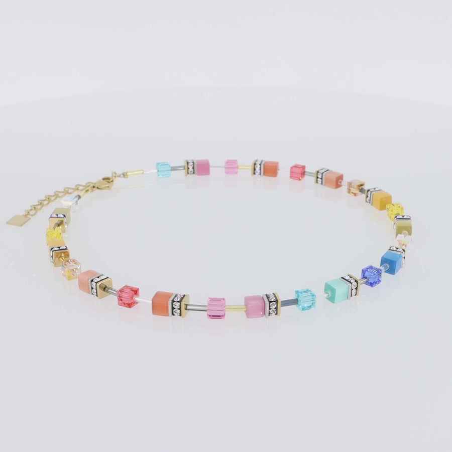 Collana GeoCUBE® Iconic Classic Multicolor oro